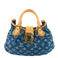 Louis Vuitto Pleaty Small Monogram Denim Canvas Bag