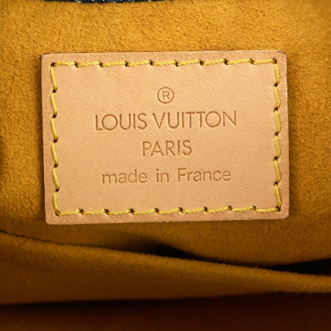 Louis Vuitto Pleaty Small Monogram Denim Canvas Bag