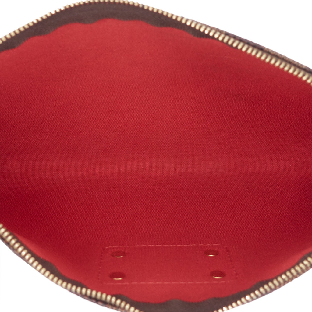 Louis Vuitto Eva Damier Ebene Canvas Crossbody Bag