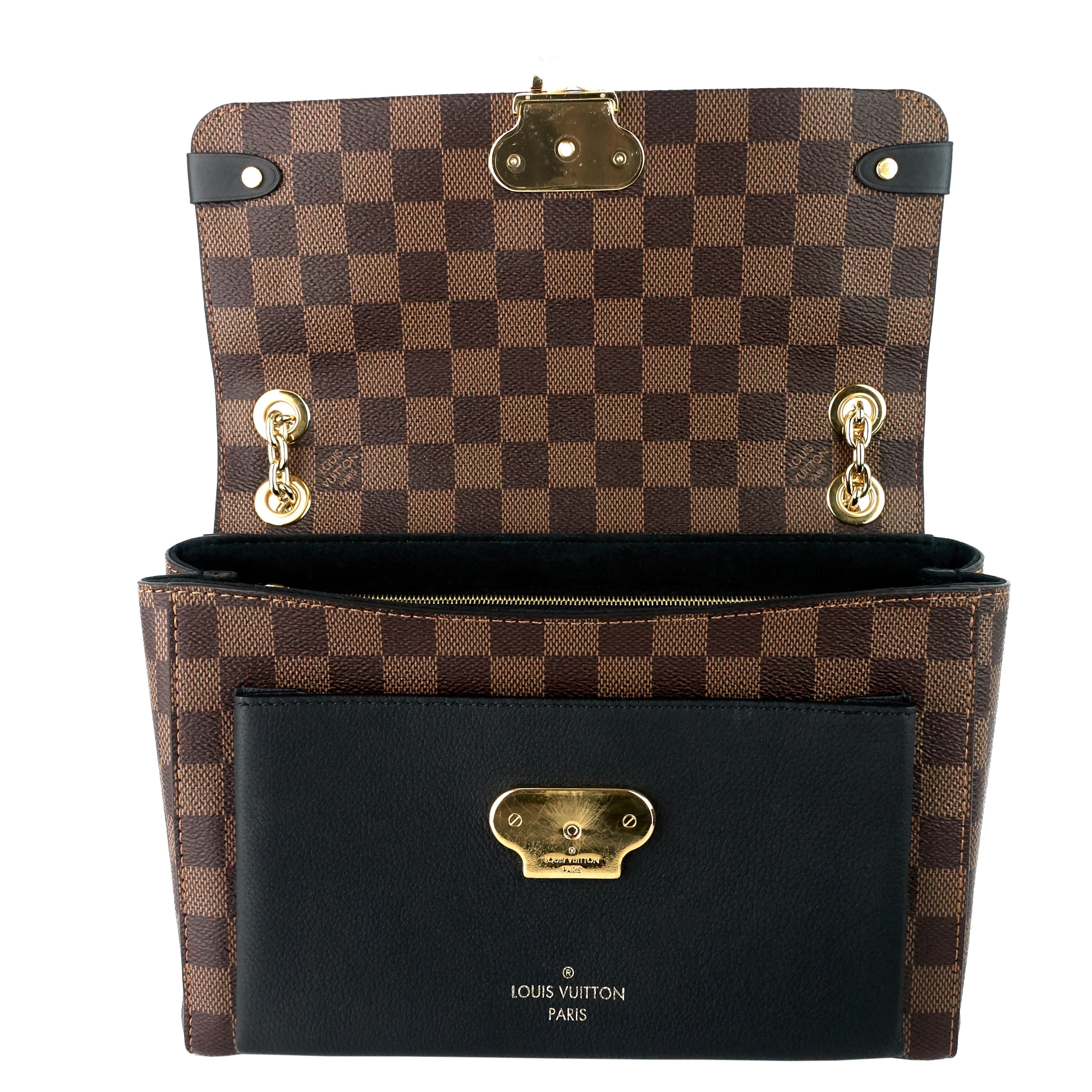 Louis Vuitto Vavin PM Damier Ebene Canvas Bag