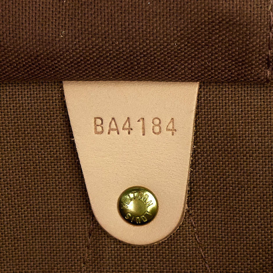 Louis Vuitto Speedy 35 Monogram Canvas Bag