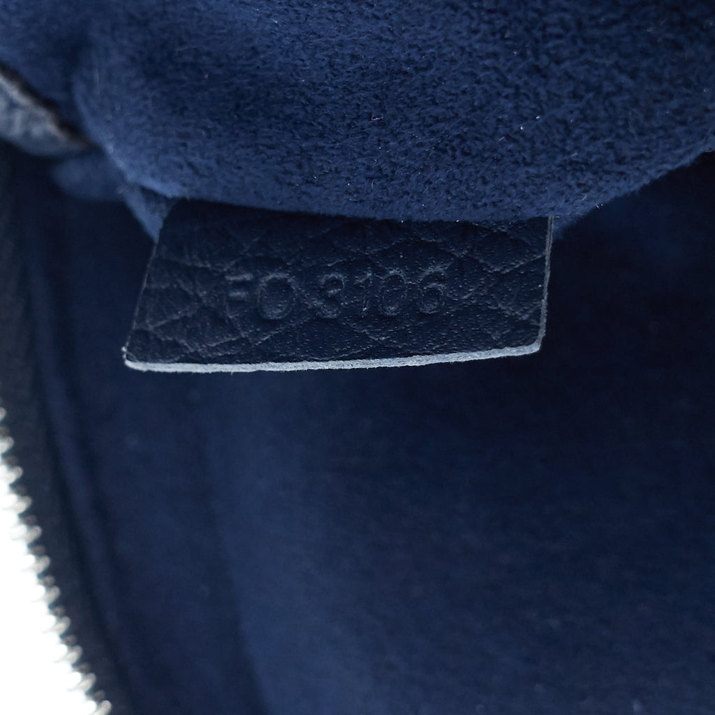 Louis Vuitto Amazone Blue Taurillon Leather Crossbody Bag