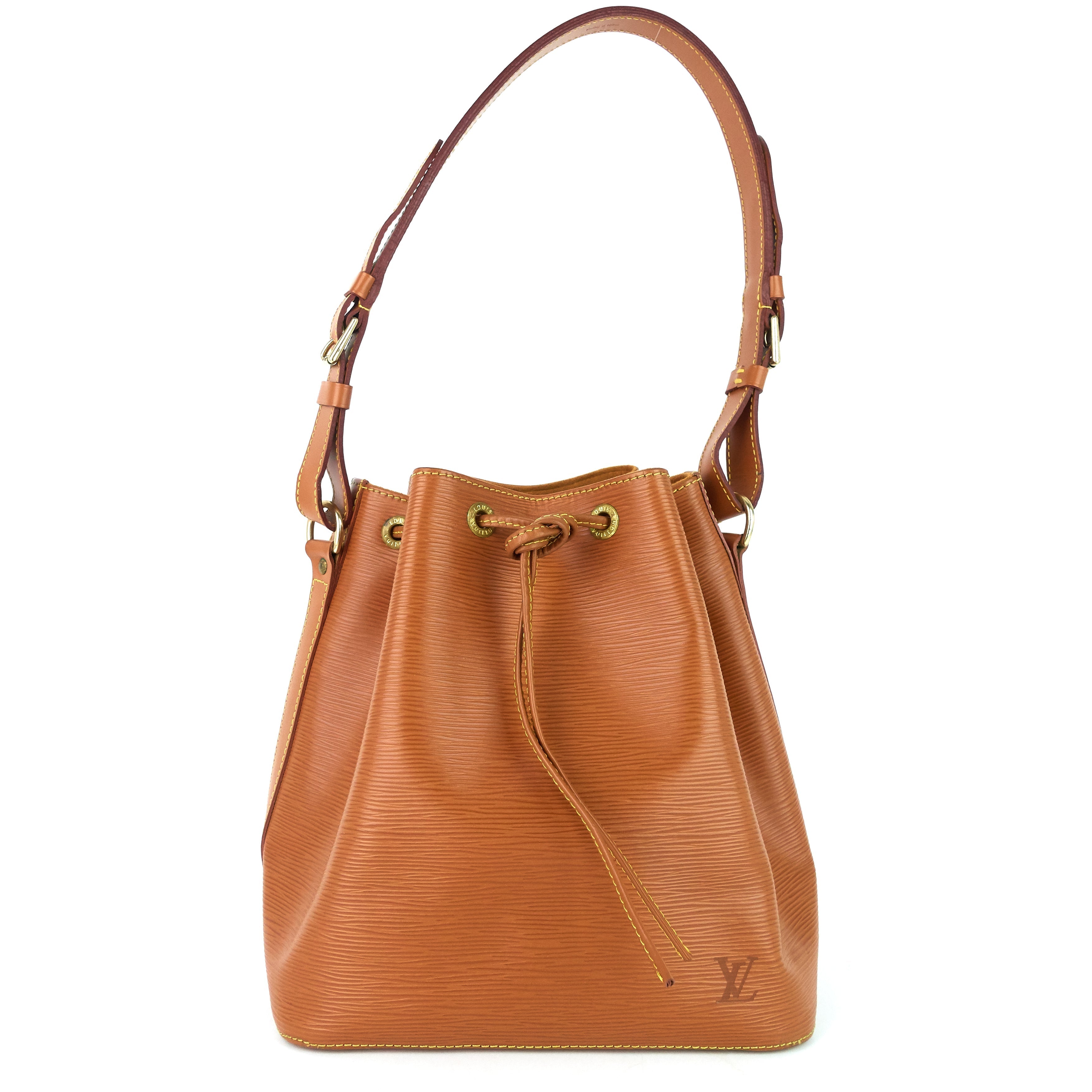 Louis Vuitto Petit NoÃ© Cipango Gold Epi Leather Bag