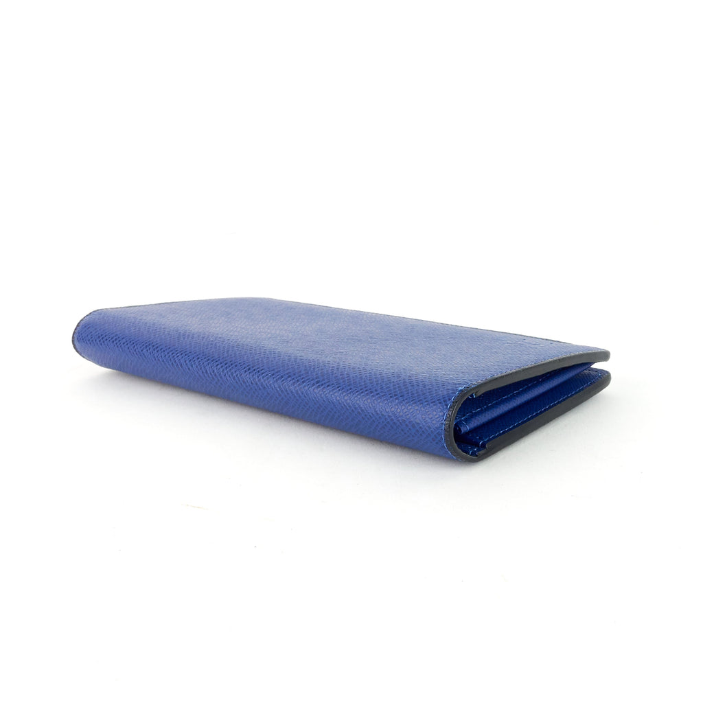 Louis Vuitto Brazza Blue Epi Leather Wallet