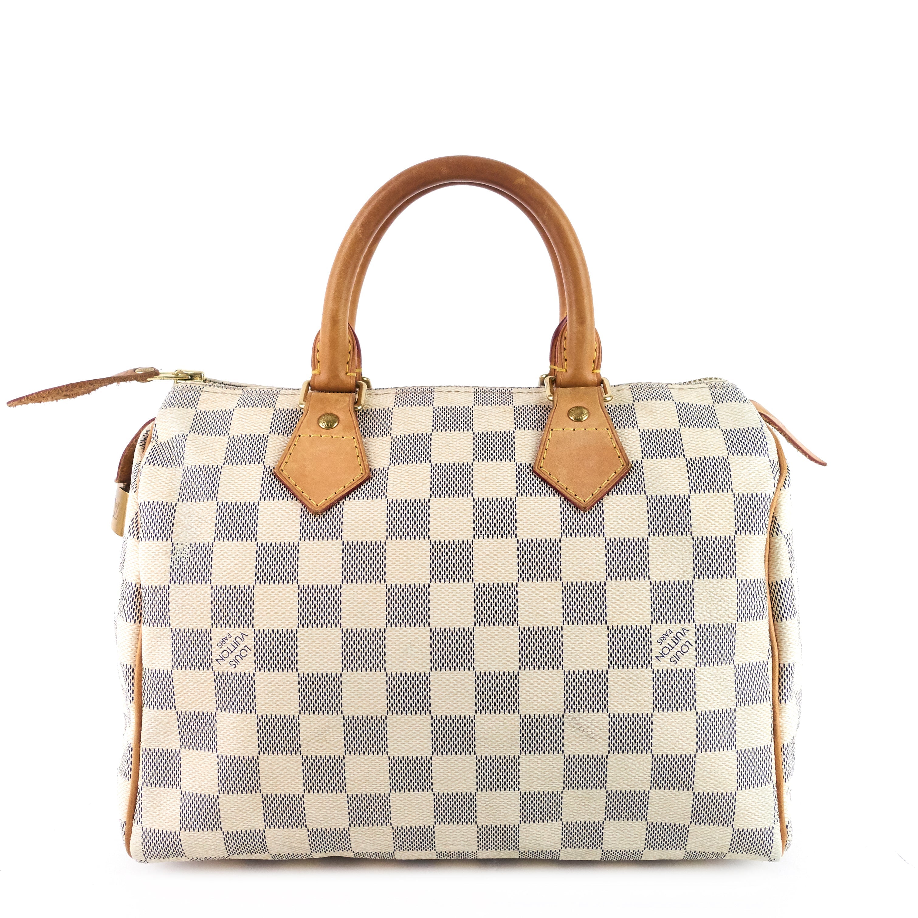 Louis Vuitto Speedy 25 Damier Azur Canvas Bag