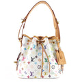 Louis Vuitto Petit NoÃ© Monogram Multicolore Canvas Bag