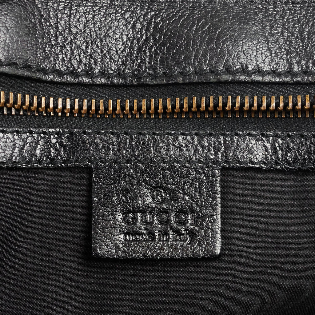 Blondie Leather Monogram Logo Handbag