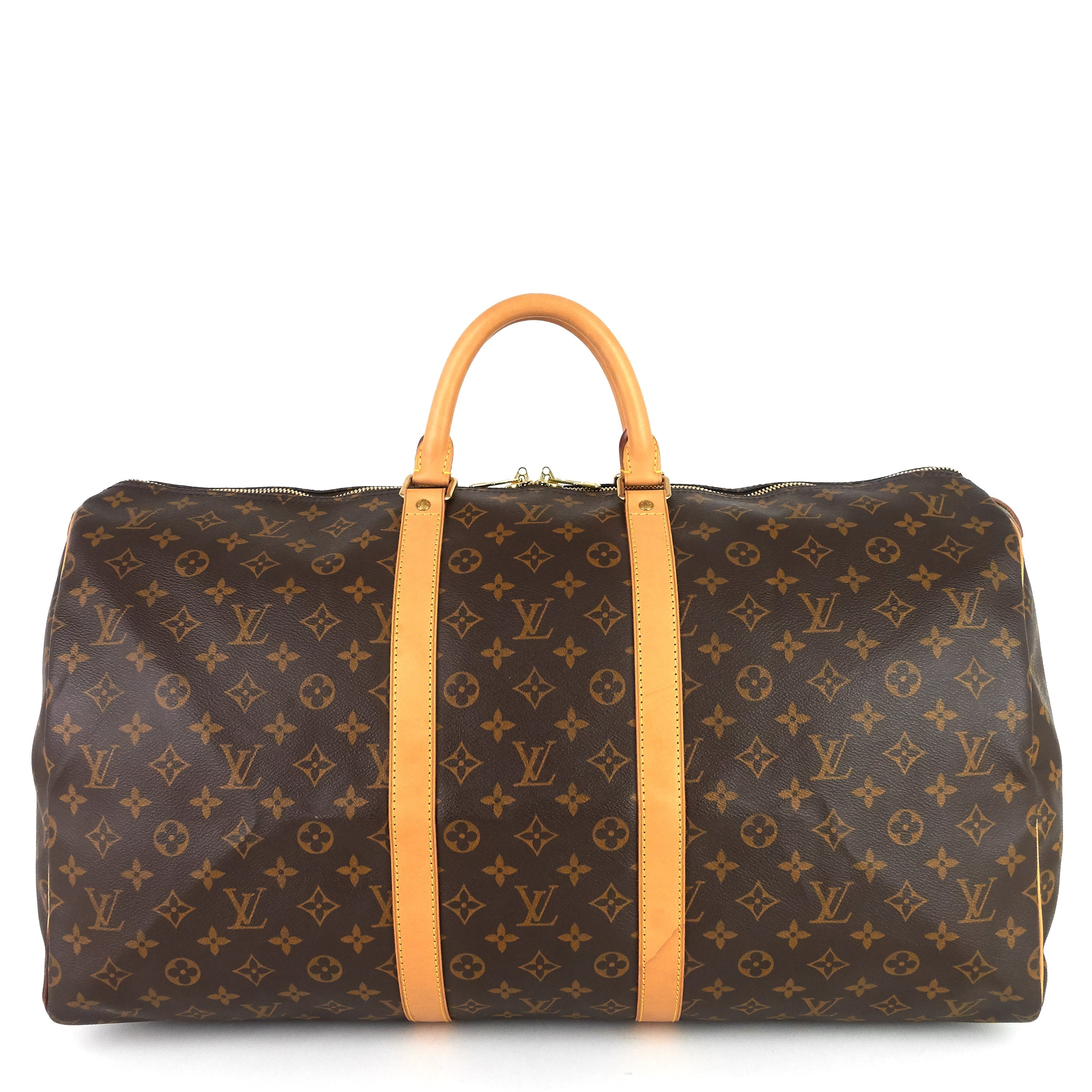 Louis Vuitto Keepall 55 Monogram Canvas Bag