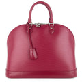 Louis Vuitto Alma GM Fuchsia Epi Leather Bag