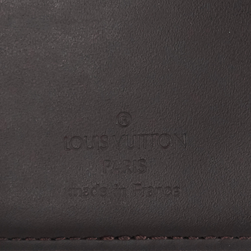 Louis Vuitto Portefeuille Glace Leather Double Wallet