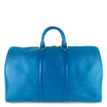 Louis Vuitto Keepall 45 Blue Epi Leather Bag