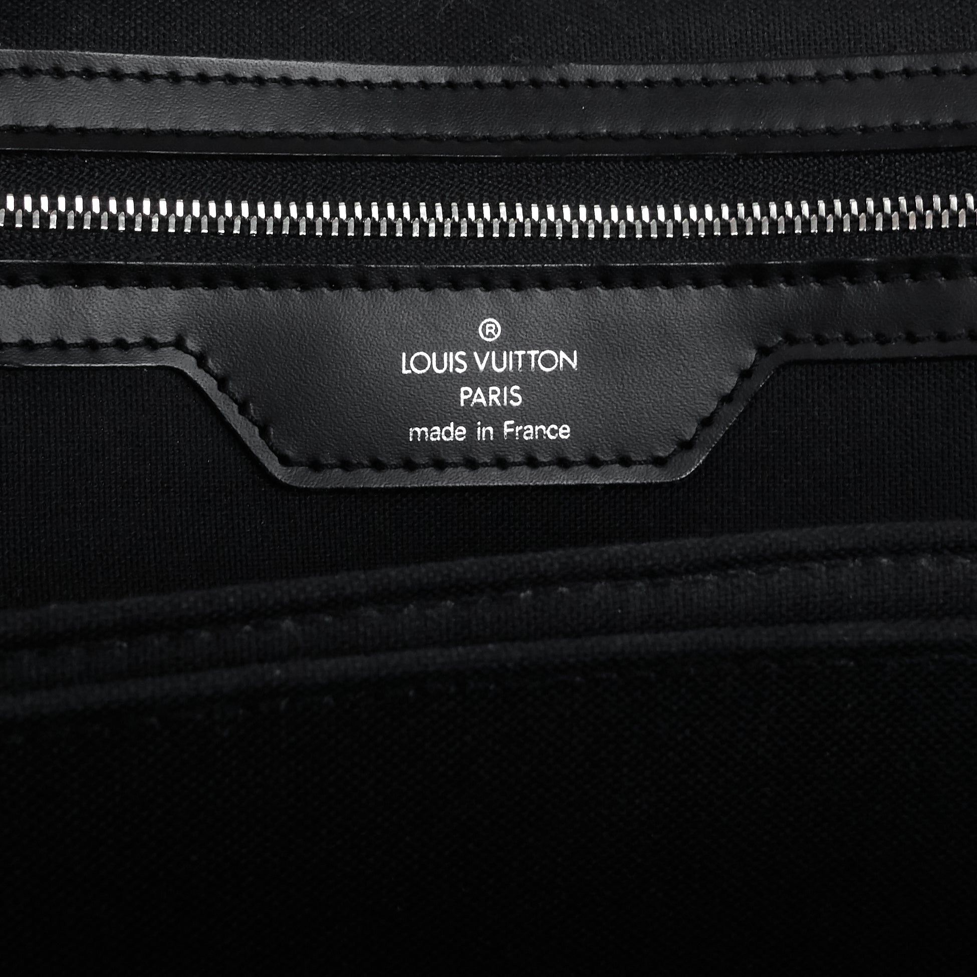 Louis Vuitto Nevski Taiga Leather Briefcase Bag