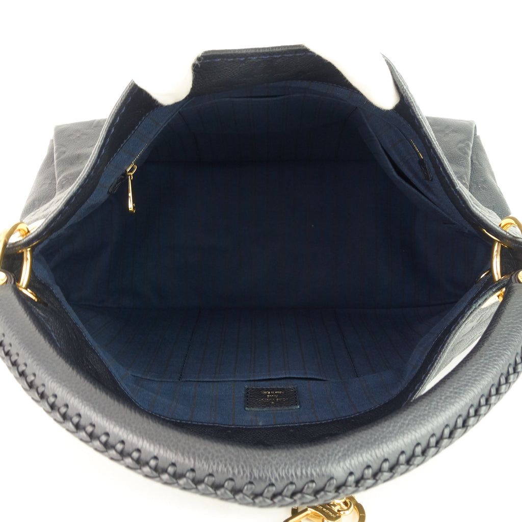 Louis Vuitto Artsy MM Monogram Empreinte Leather Bag