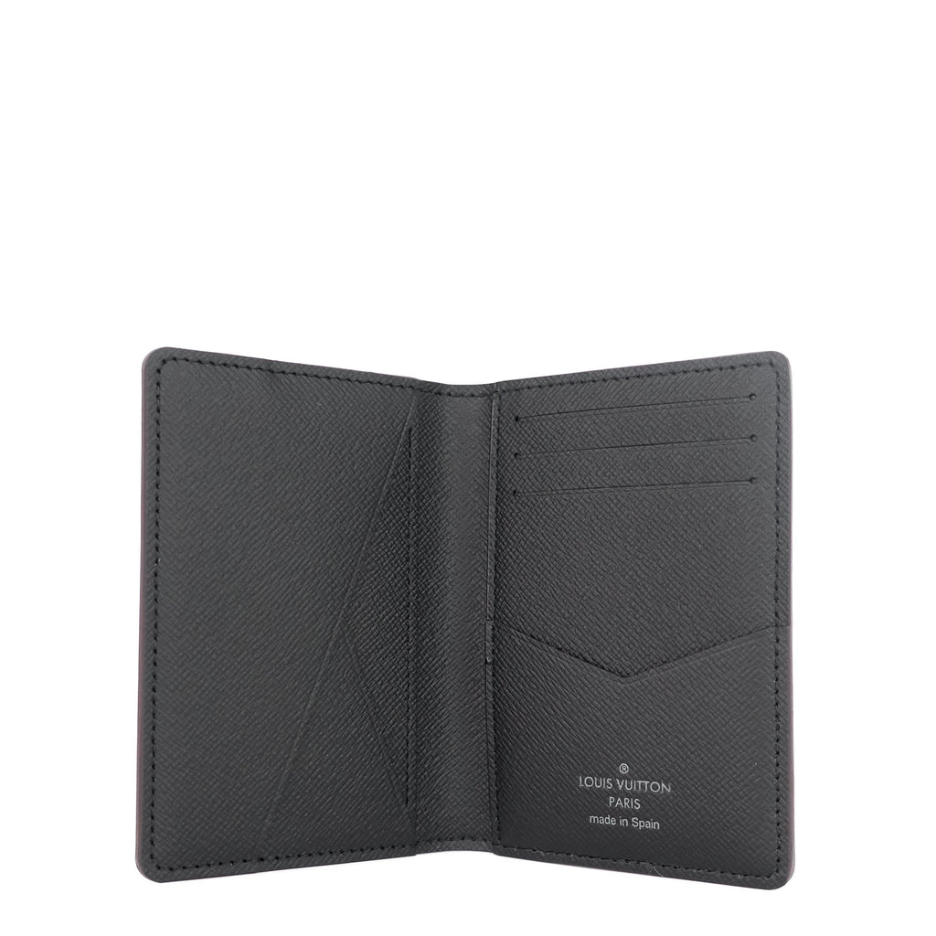Louis Vuitto Nigo Pocket Organizer Giant Damier Ebene Canvas Wallet