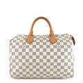 Louis Vuitto Speedy 30 Damier Azur Canvas Handbag