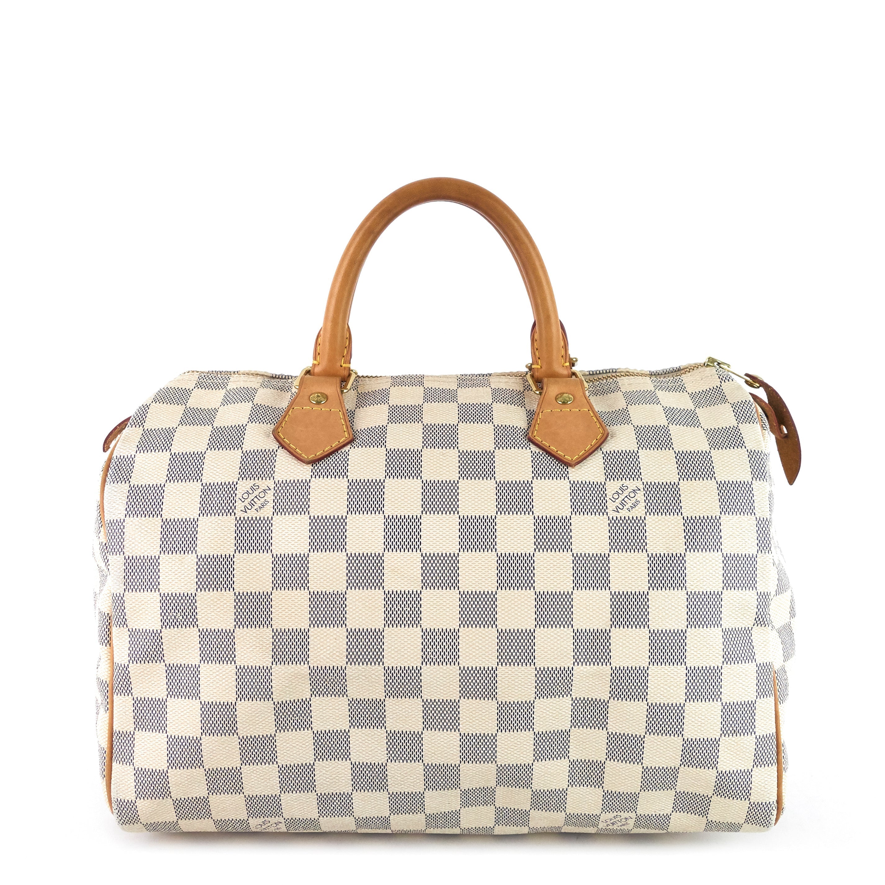 Louis Vuitto Speedy 30 Damier Azur Canvas Handbag