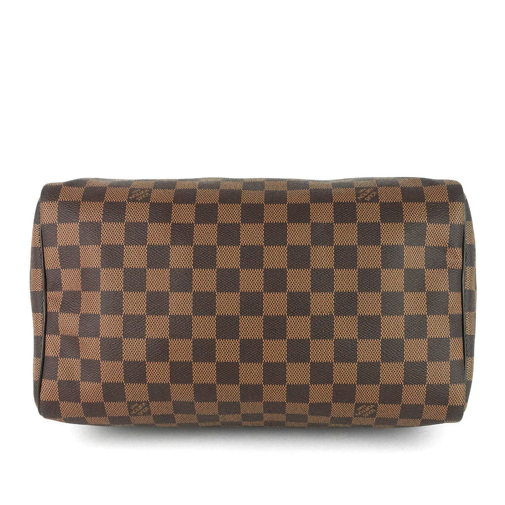Louis Vuitto Speedy 30 Damier Ebene Canvas Bag