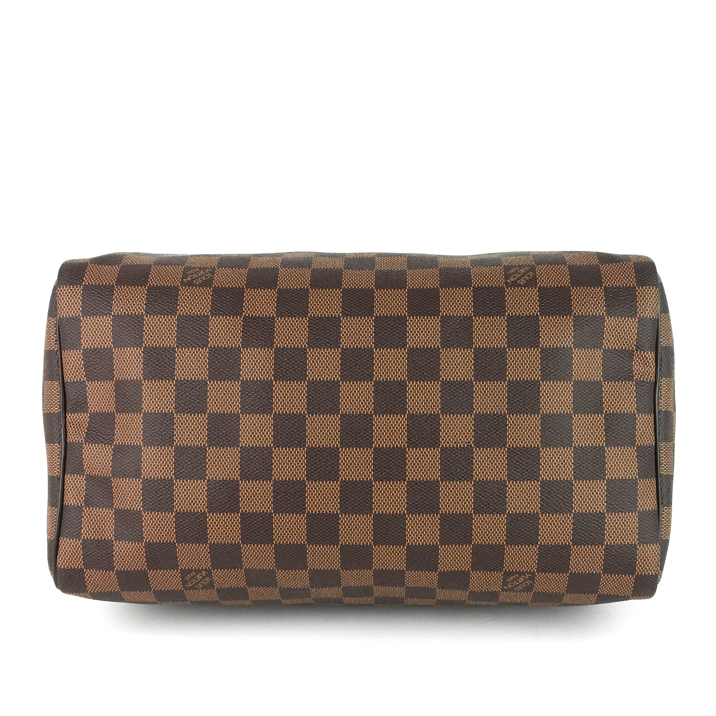 Louis Vuitto Speedy 30 Damier Ebene Canvas Bag