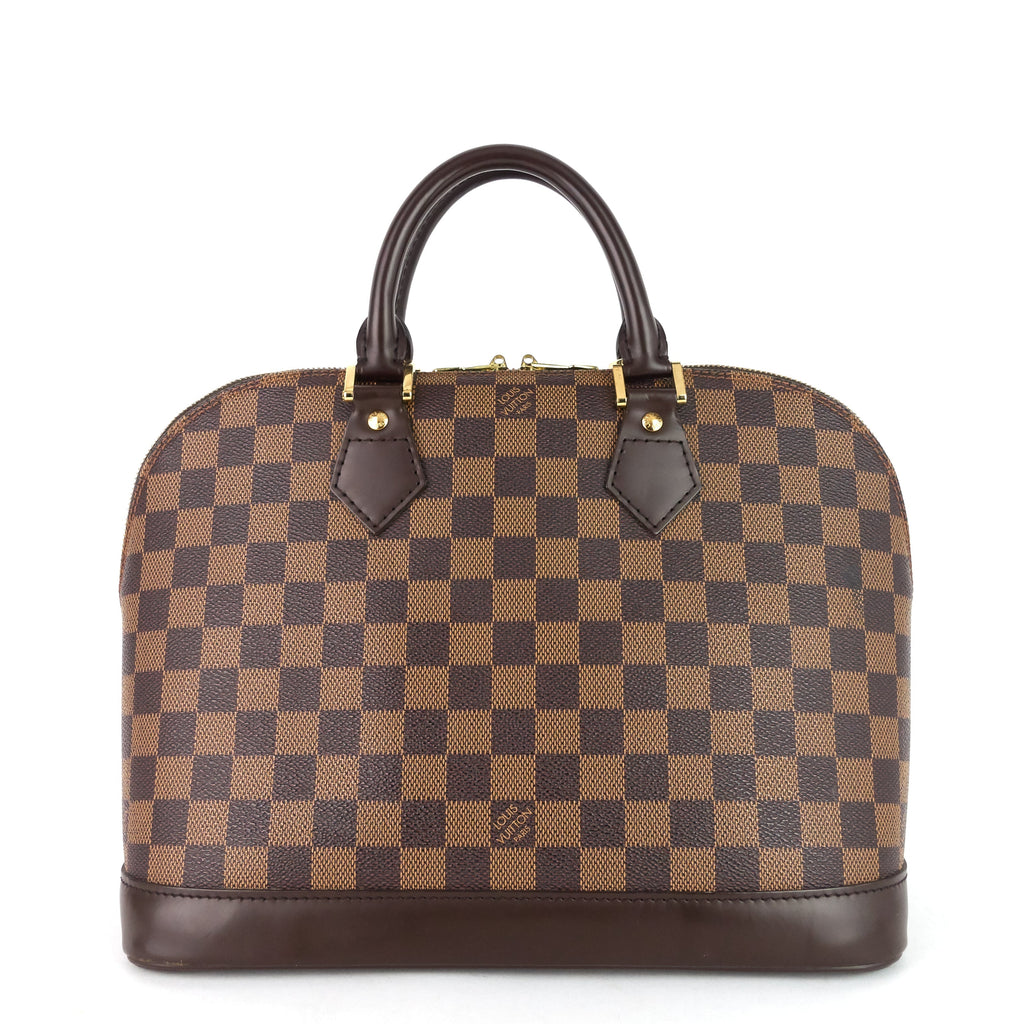 Louis Vuitto Alma PM Damier Ebene Canvas Bag