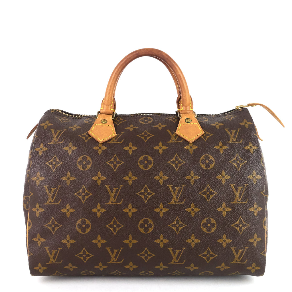 Louis Vuitto Speedy 30 Monogram Canvas Handbag