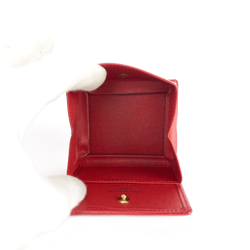 Louis Vuitto Square Epi Leather Coin Pouch