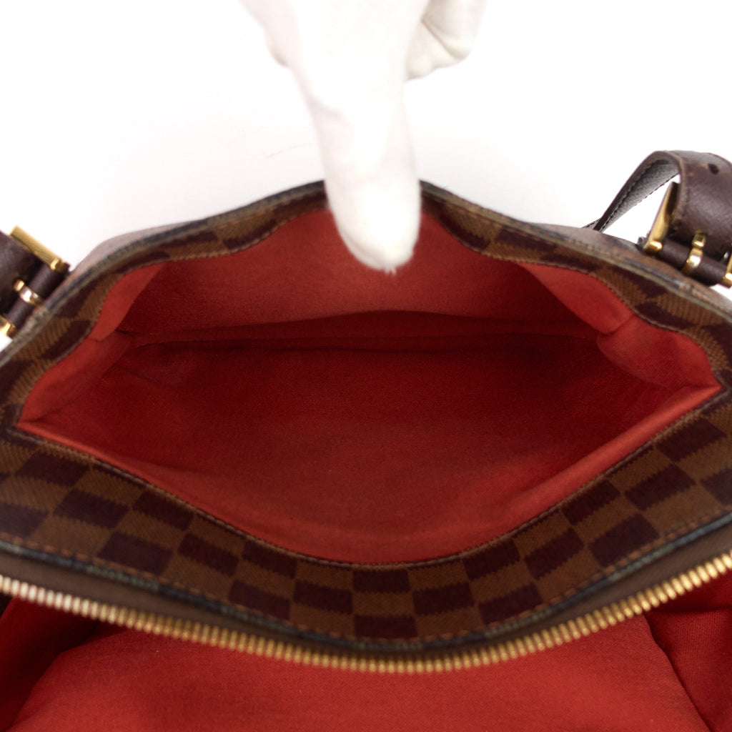 Louis Vuitto Belem MM Damier Ebene Canvas Bag