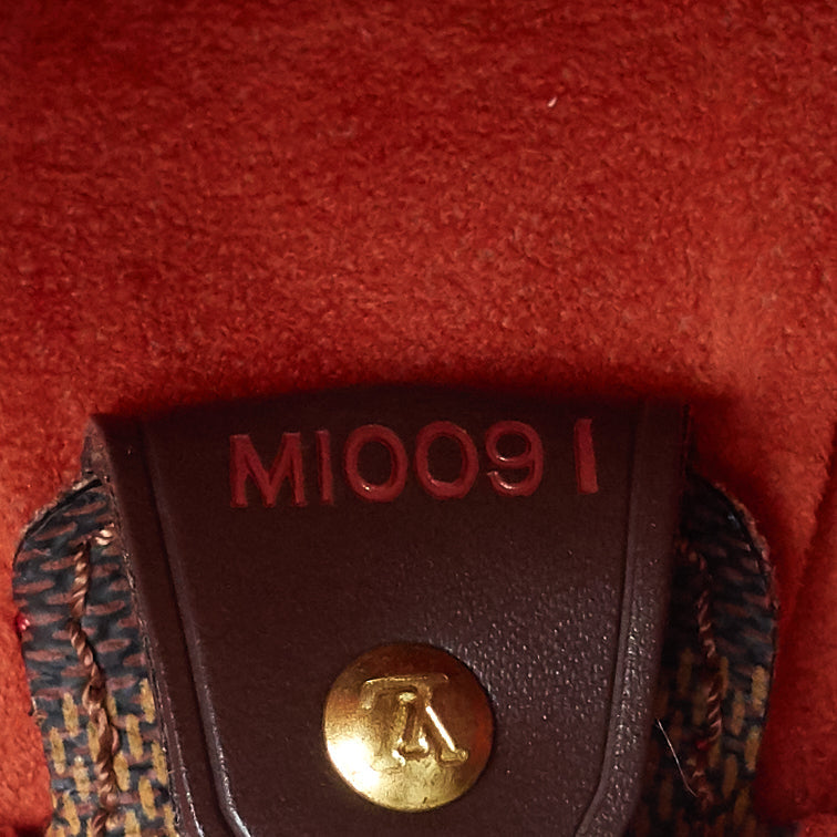 Louis Vuitto Looping GM Damier Ebene Canvas Bag