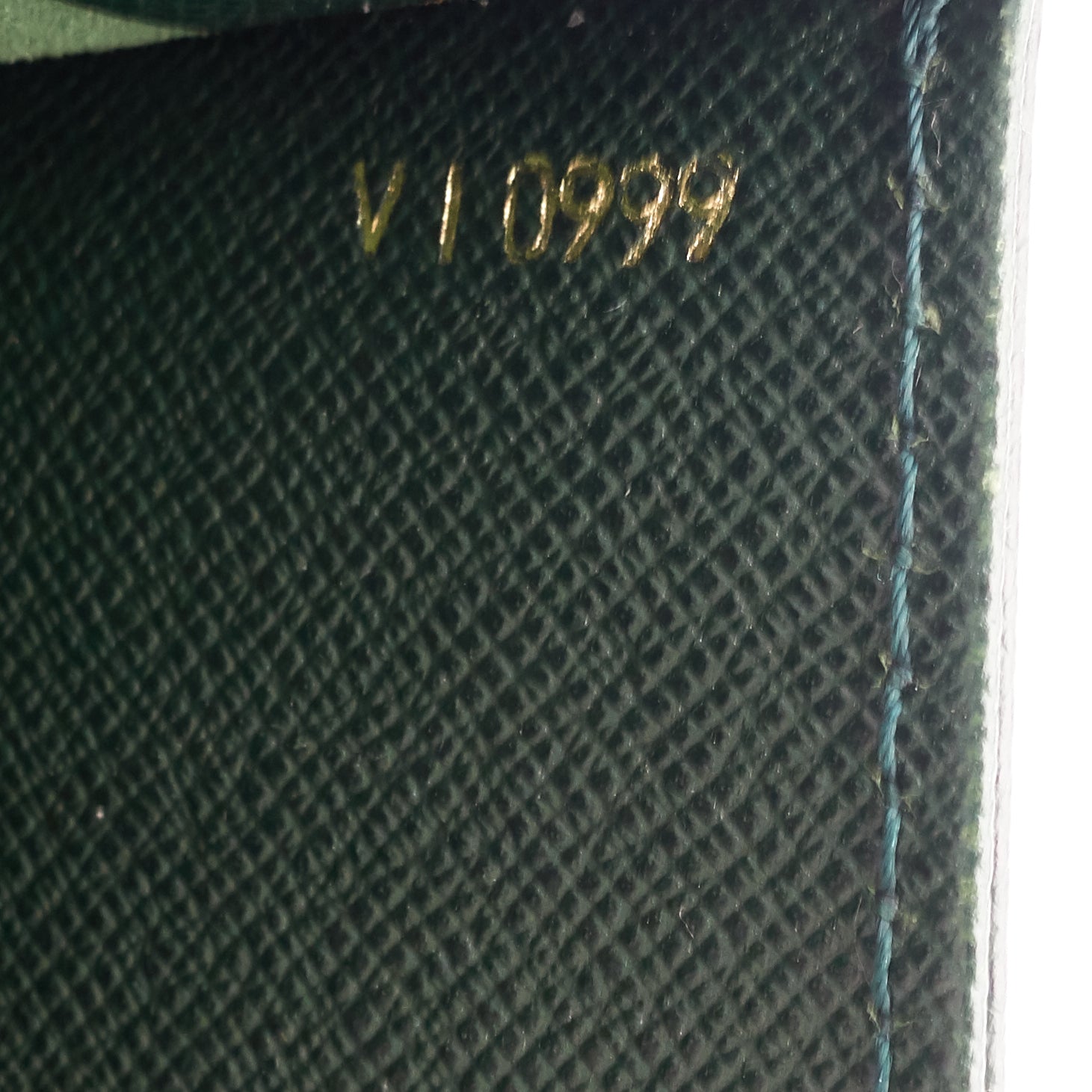 Louis Vuitto Serviette Kourad Taiga Leather Briefcase Bag