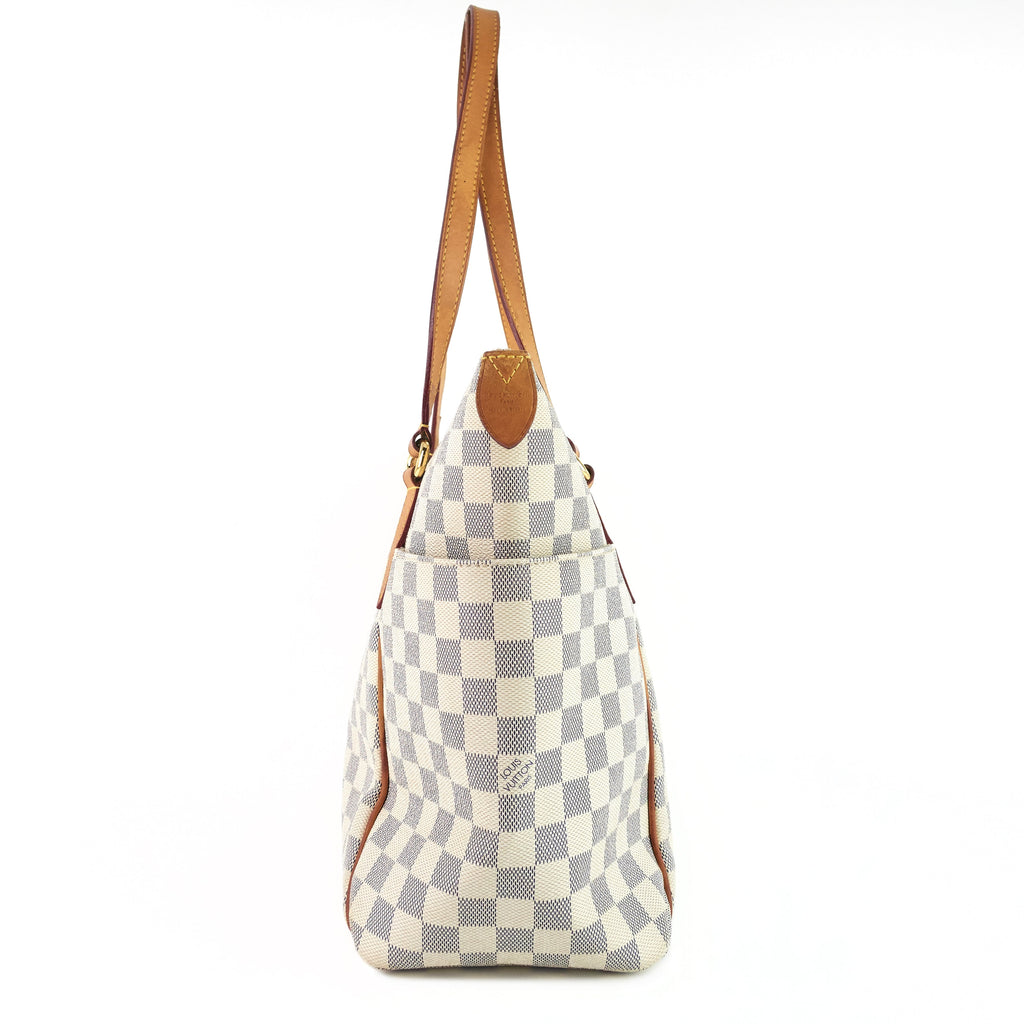 Louis Vuitto Totally MM Damier Azur Canvas Bag