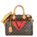 Louis Vuitto Speedy Noir 25 BandouliÃ¨re Time Trunk Coated Canvas Bag