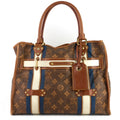 Louis Vuitto Rayures Tisse GM Monogram Canvas Bag