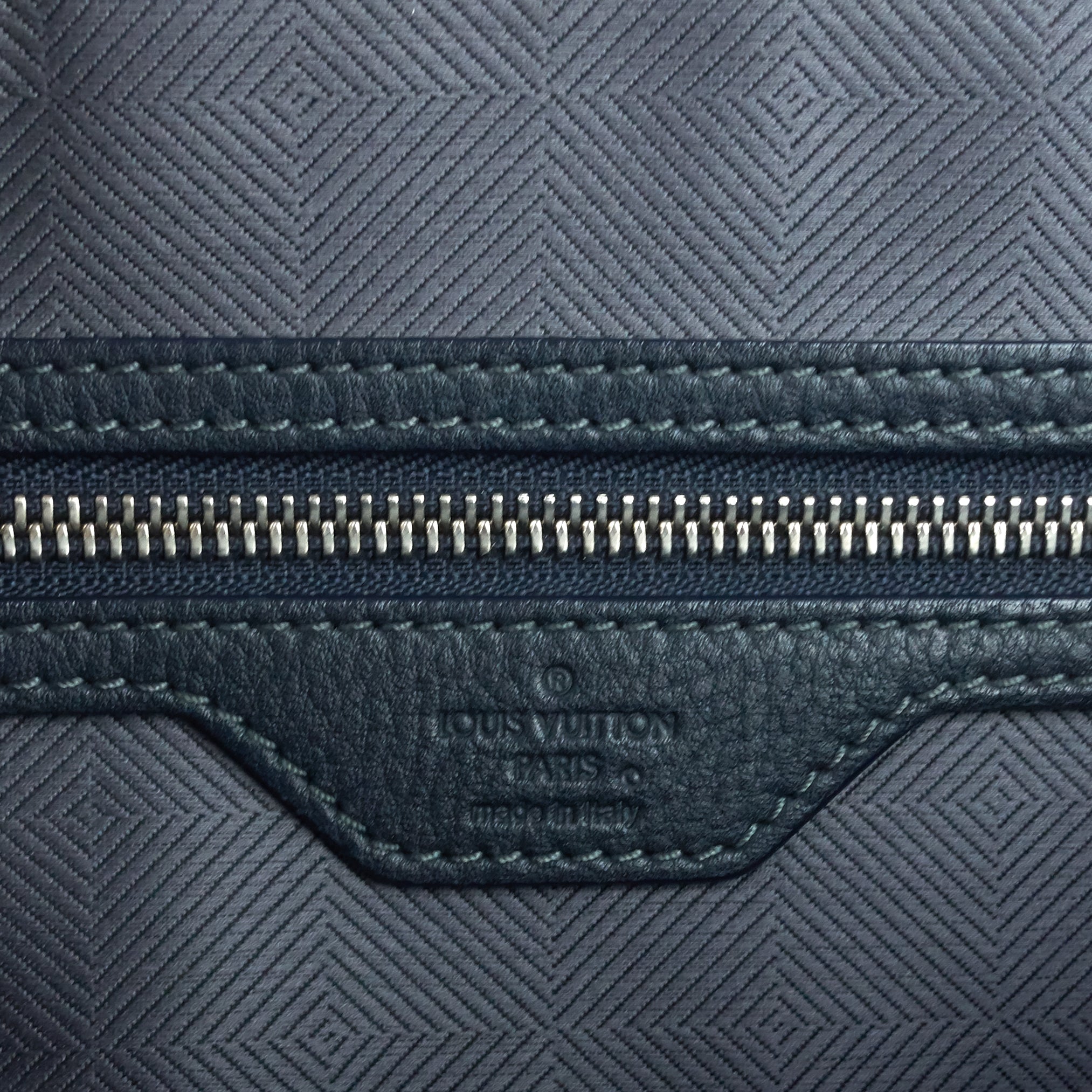 Louis Vuitto Stelios Naxos Leather Messenger Bag
