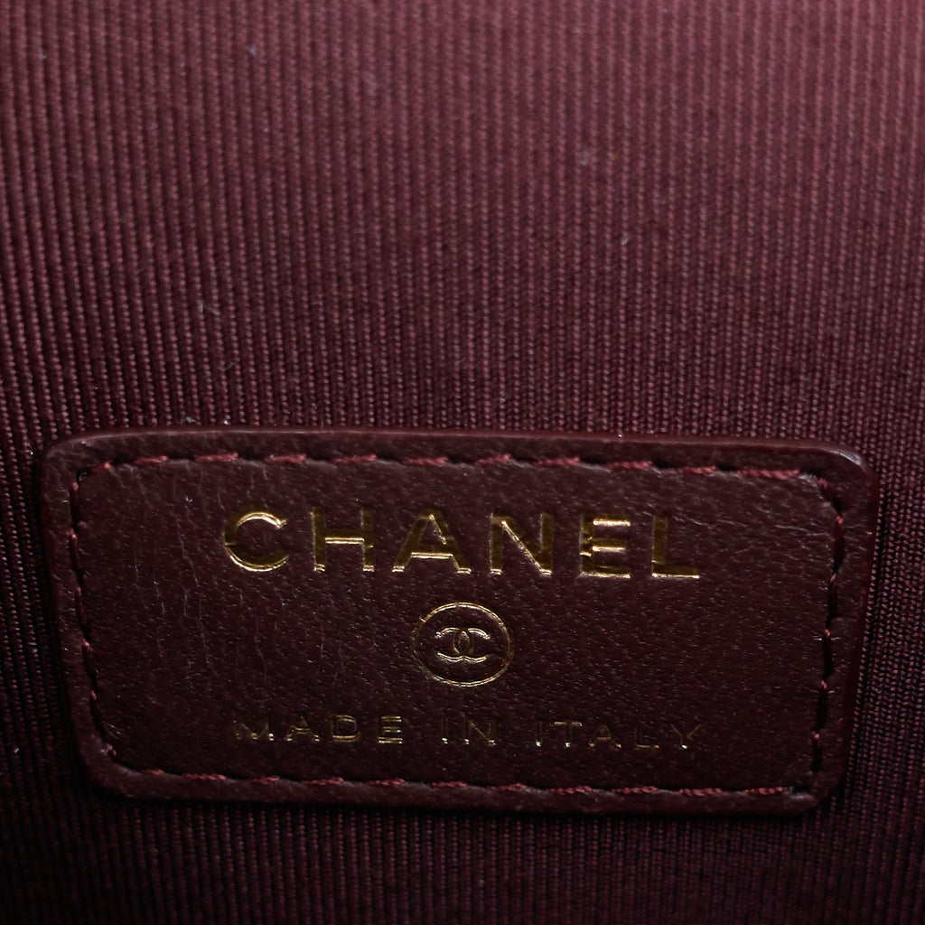 Chanel Classic Vanity with Chain MatelassÃ© Lambskin Crossbody Bag