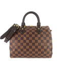 Louis Vuitto Speedy 25 BandouliÃ¨re Damier Ebene Canvas Bag