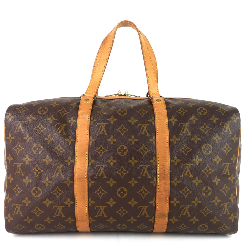 Louis Vuitto Sac Souple 45 Monogram Canvas Duffle Bag