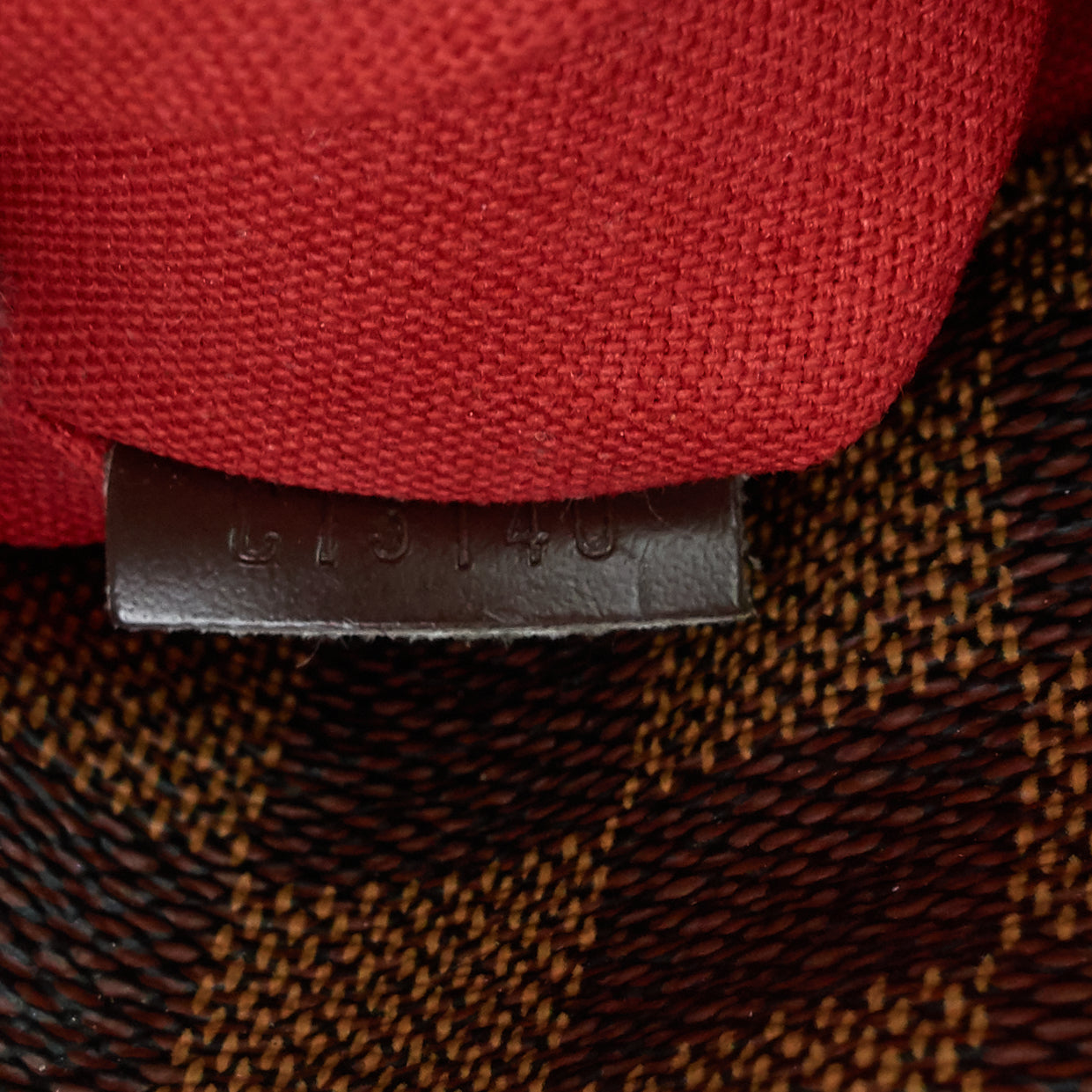 Louis Vuitto Bloomsbury PM Damier Ebene Canvas Bag