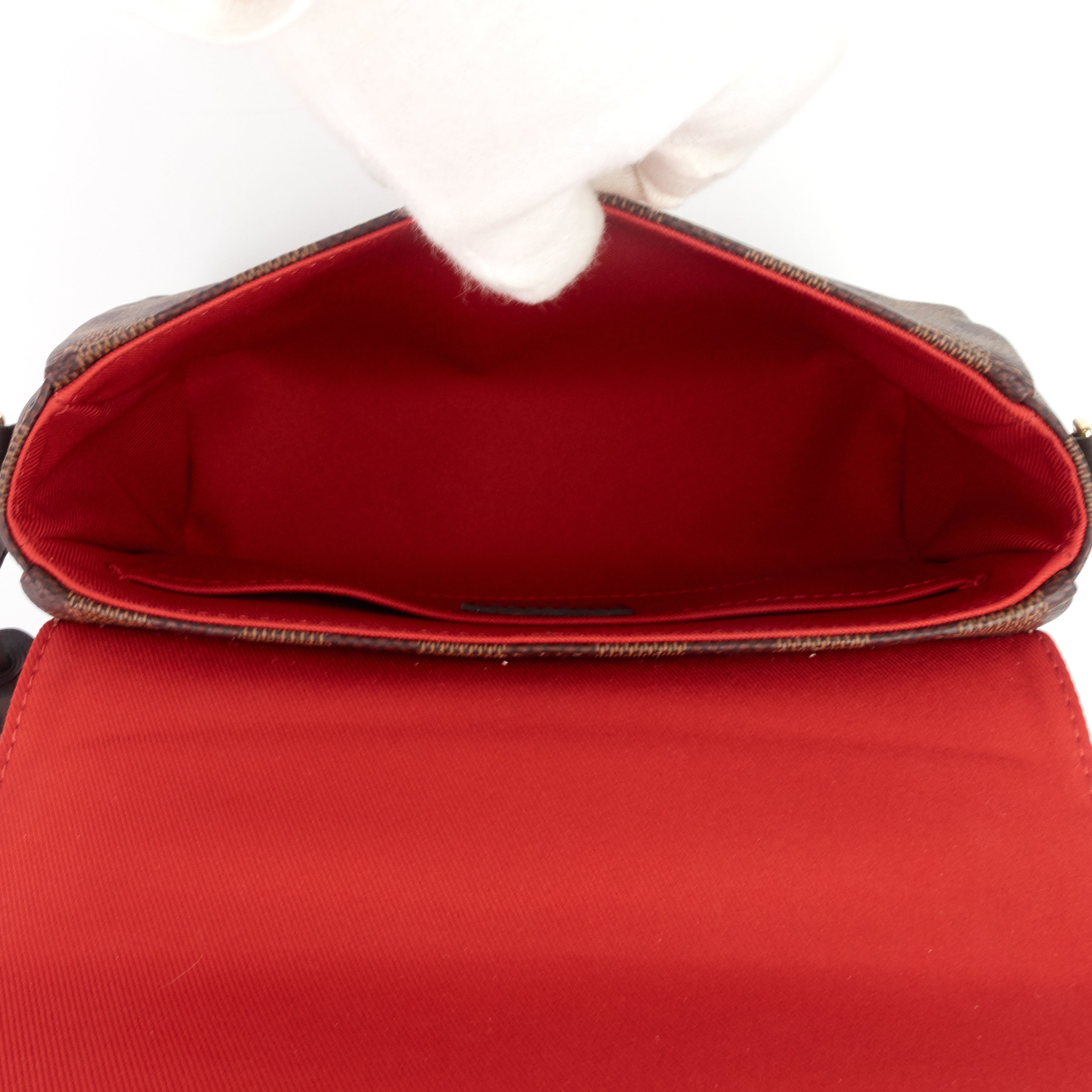 Louis Vuitto Croisette Damier Ebene Canvas Bag