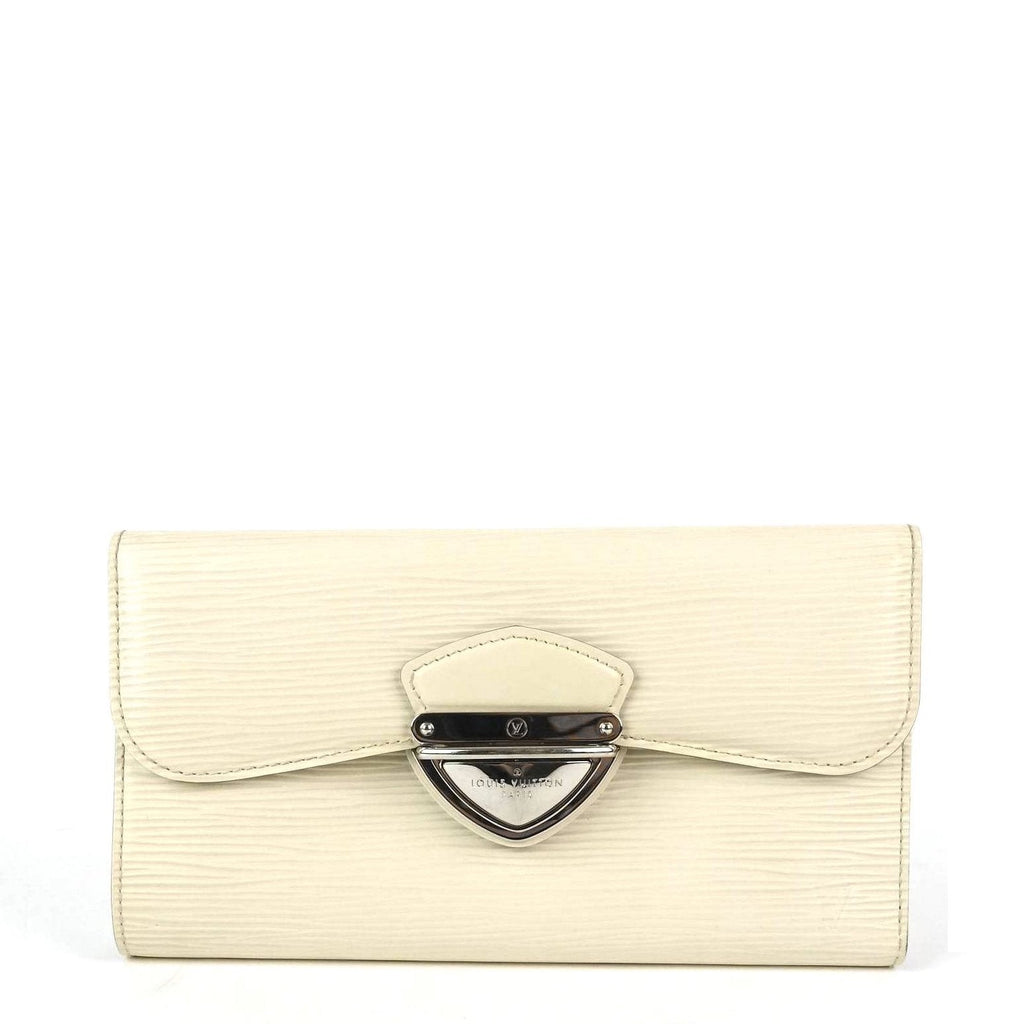 Louis Vuitto Eugenie Cream Epi Leather Wallet