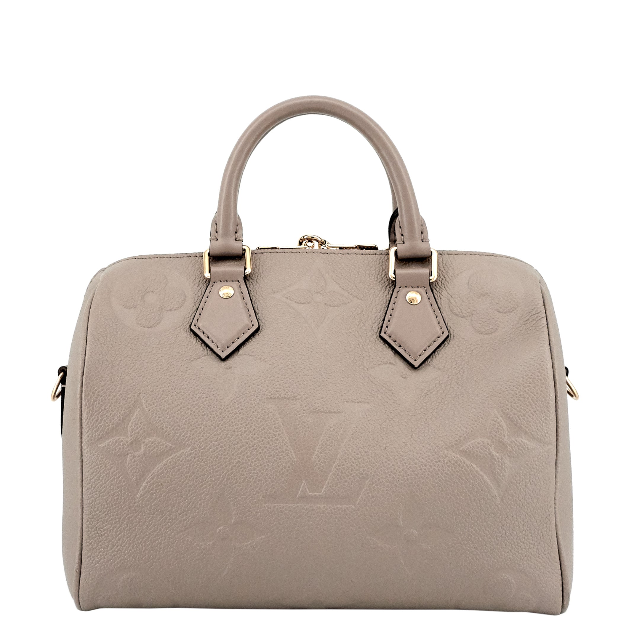 Louis Vuitto Speedy BandouliÃ¨re 25 Giant Empreinte Monogram Leather Bag