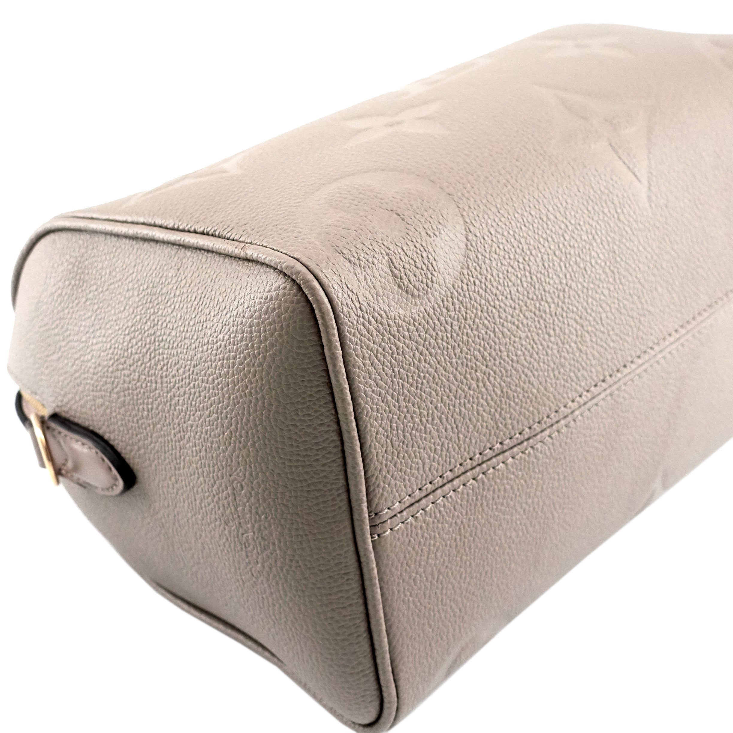 Louis Vuitto Speedy BandouliÃ¨re 25 Giant Empreinte Monogram Leather Bag