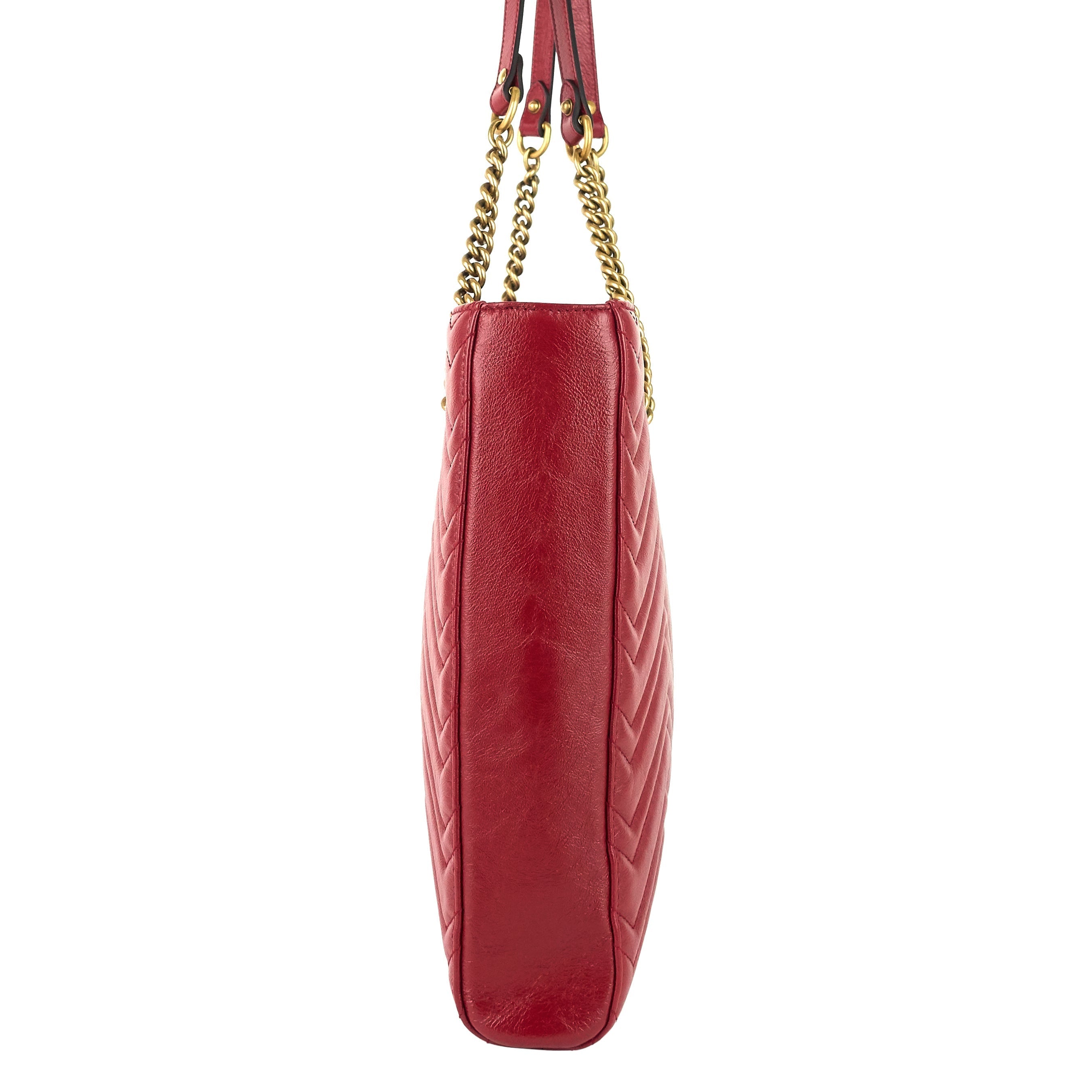 Gucci GG Marmont Medium MatelassÃ© Leather Tote Bag