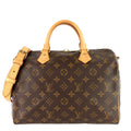 Louis Vuitto Speedy BandouliÃ¨re 30 Monogram Canvas Bag