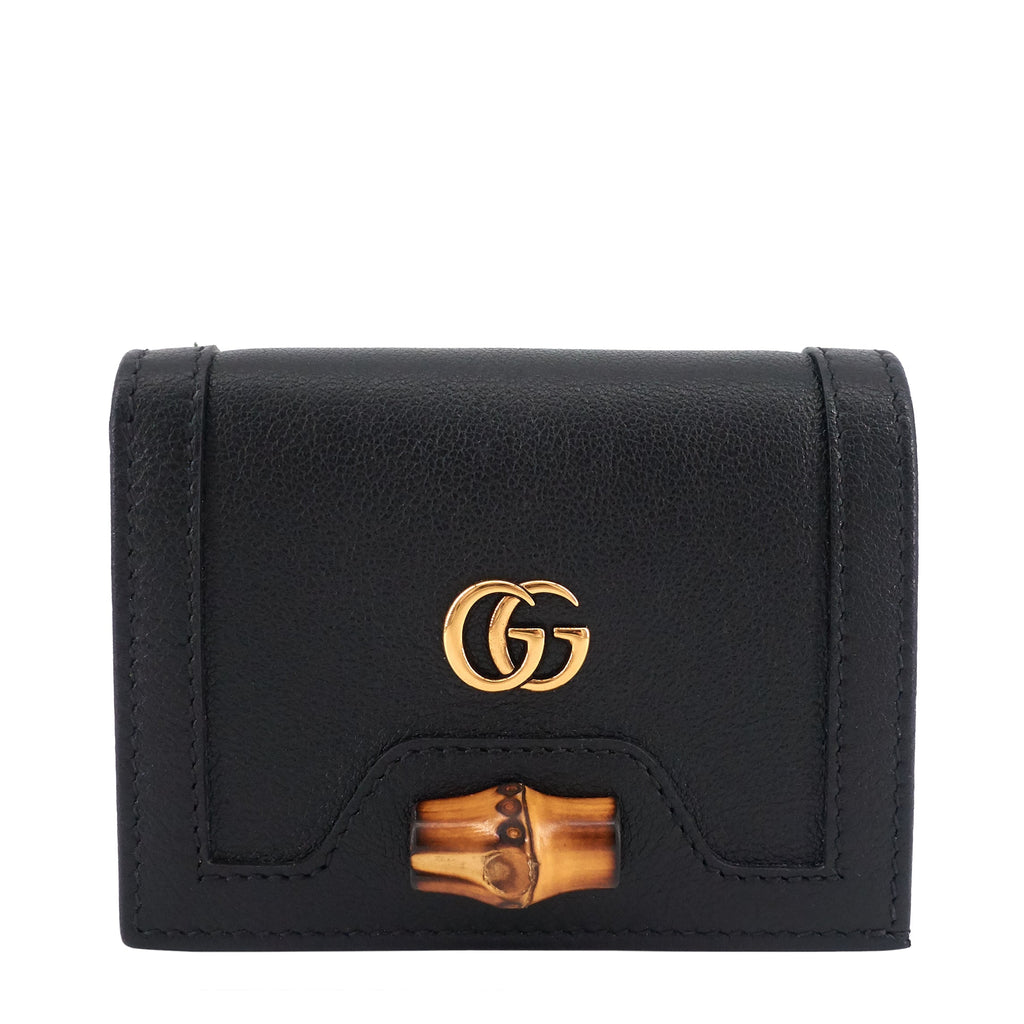 Gucci Diana Card Case Leather Wallet