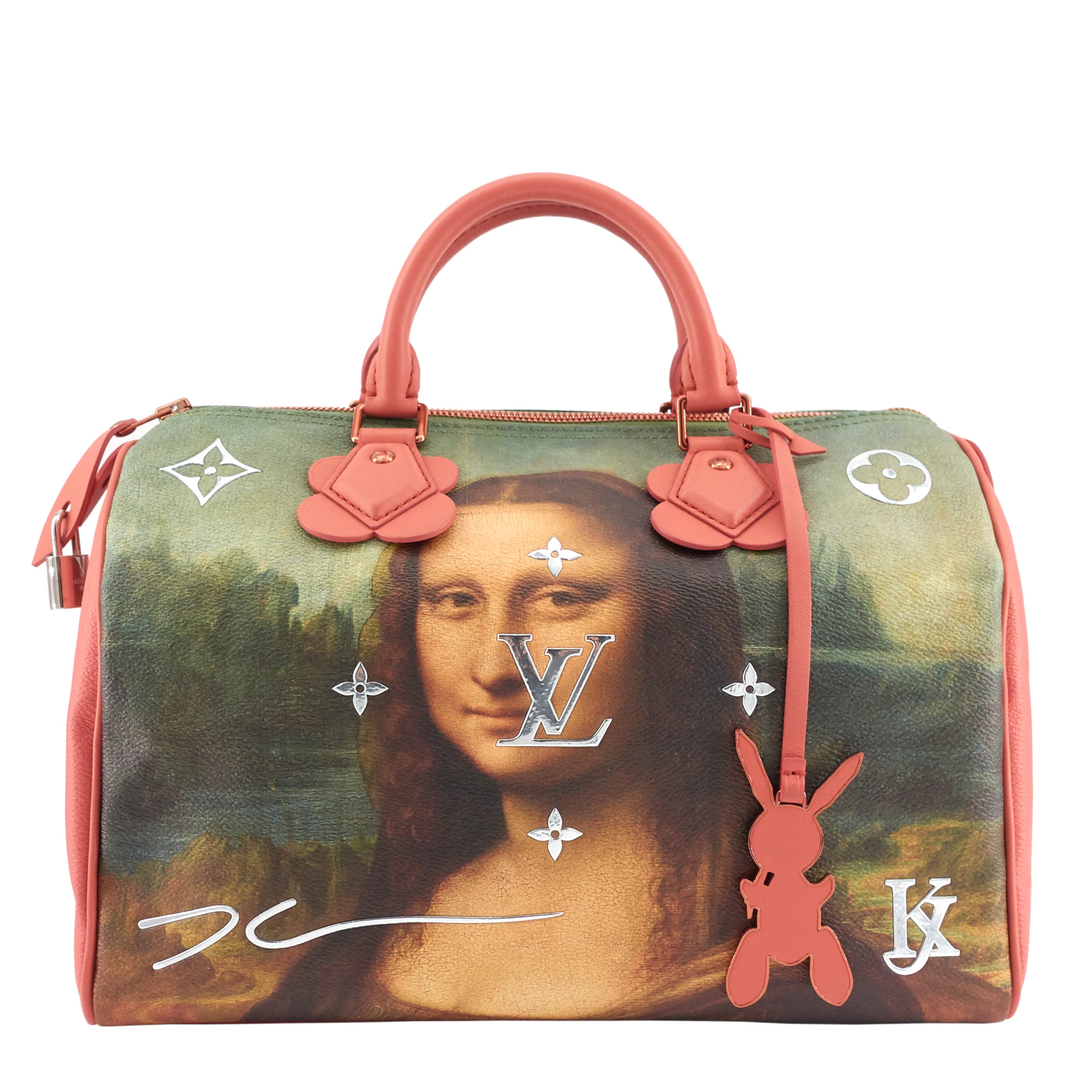 Louis Vuitto Speedy 30 Master Collection Leonardo da Vinci Bag