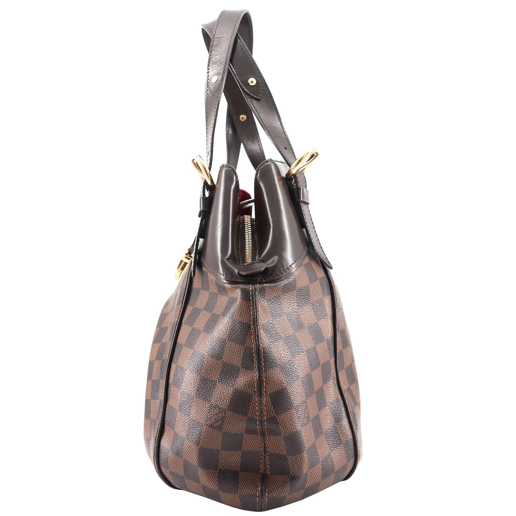 Louis Vuitto Sistina GM Damier Ebene Canvas Bag