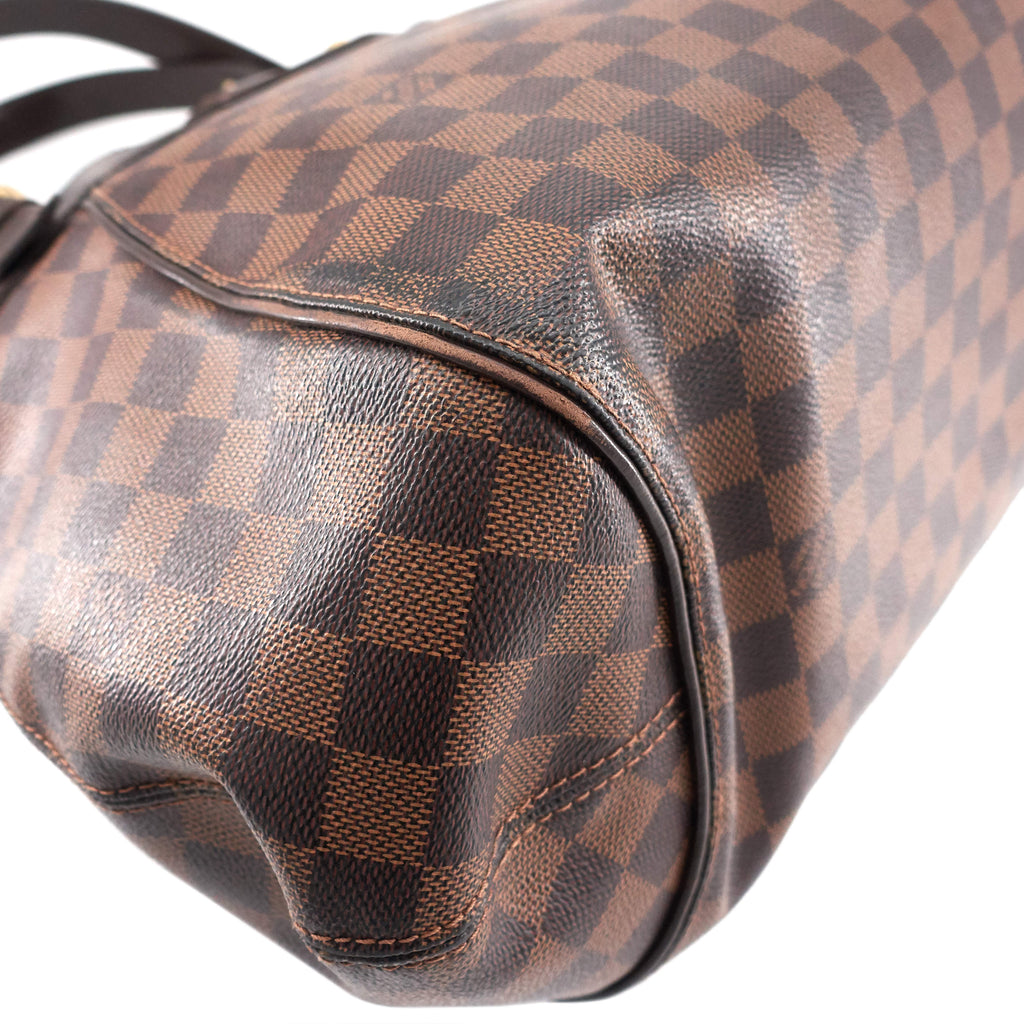 Louis Vuitto Sistina GM Damier Ebene Canvas Bag