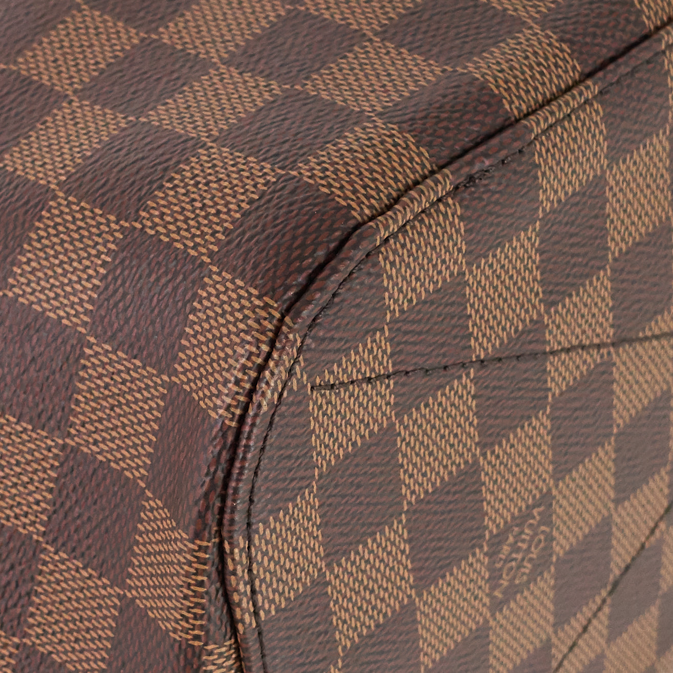 Louis Vuitto Siena MM Damier Ebene Canvas Bag