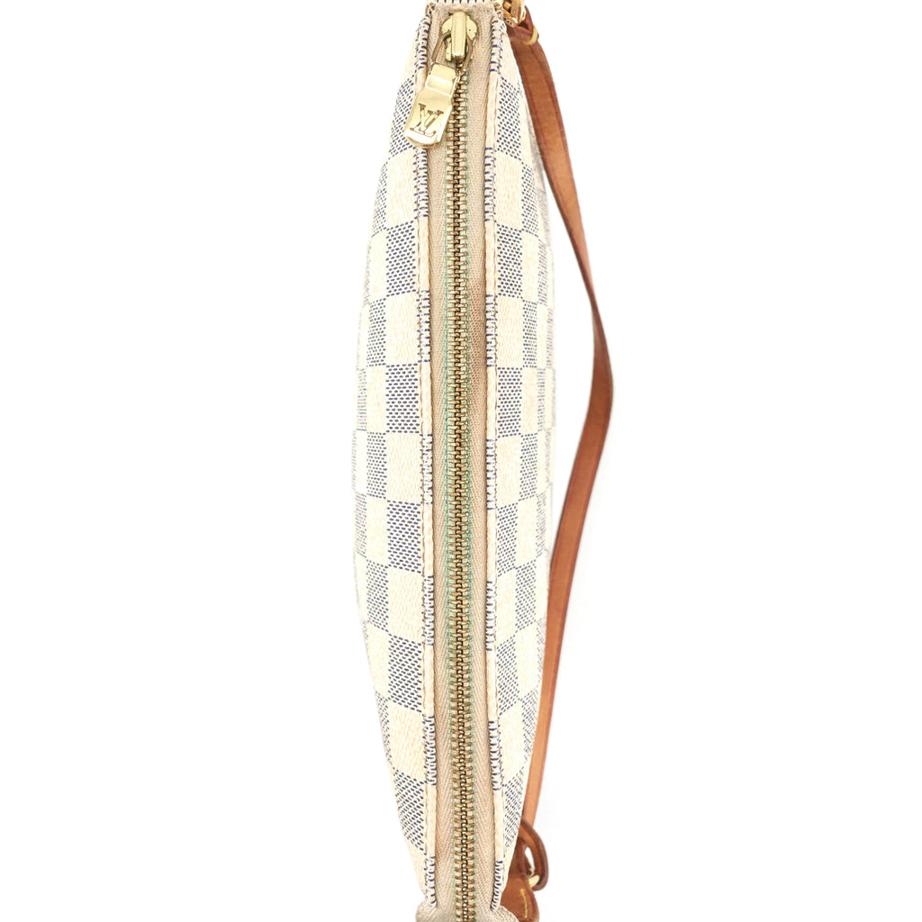 Louis Vuitto Pochette Accessoires Damier Azur Canvas Bag