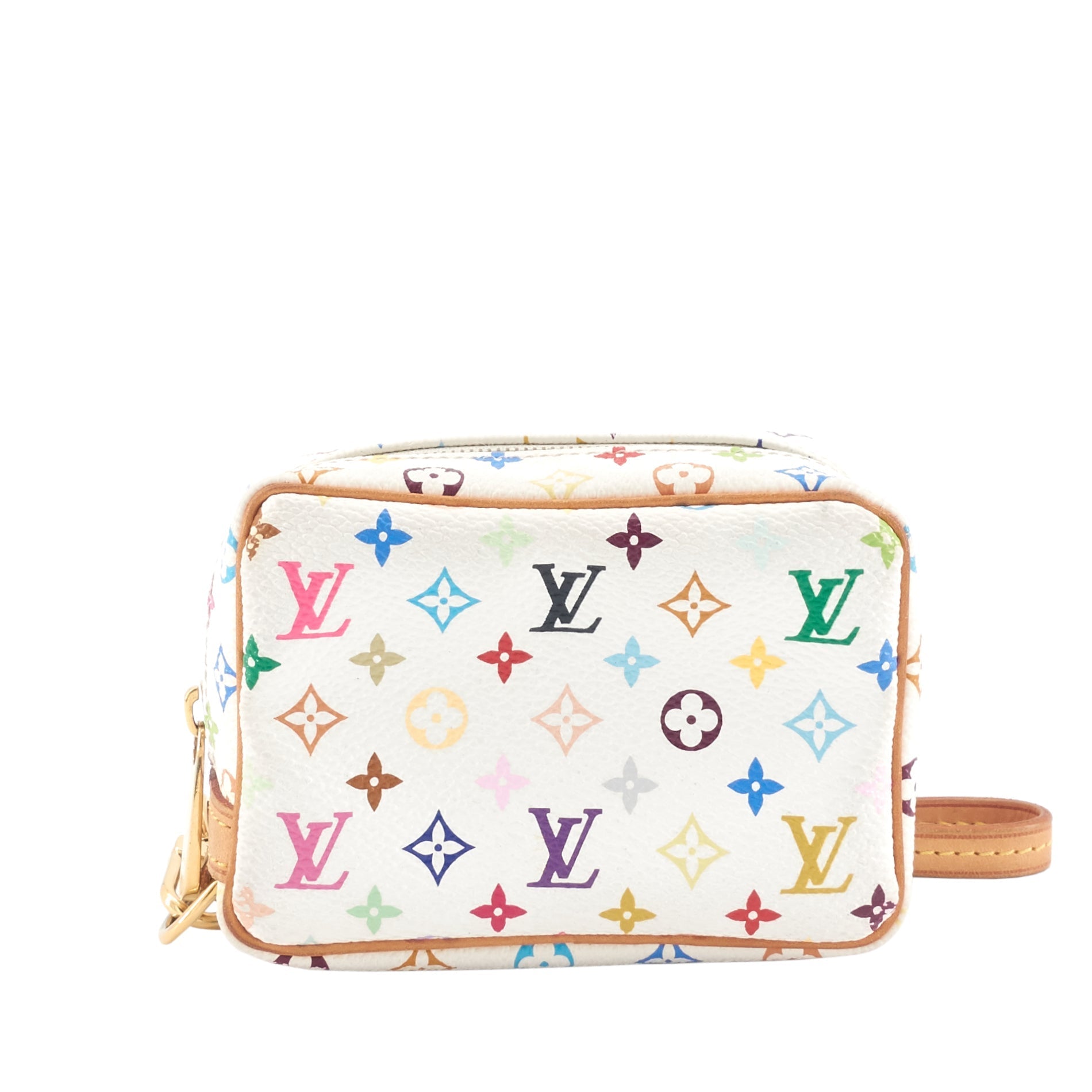 Louis Vuitto Wapity Multicoloure Canvas Wrist Pouch