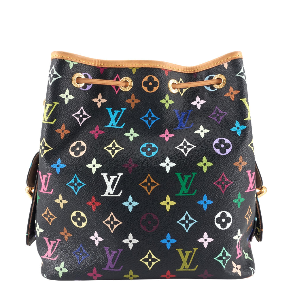 Louis Vuitto Petit Noe Multicolore Canvas Bag